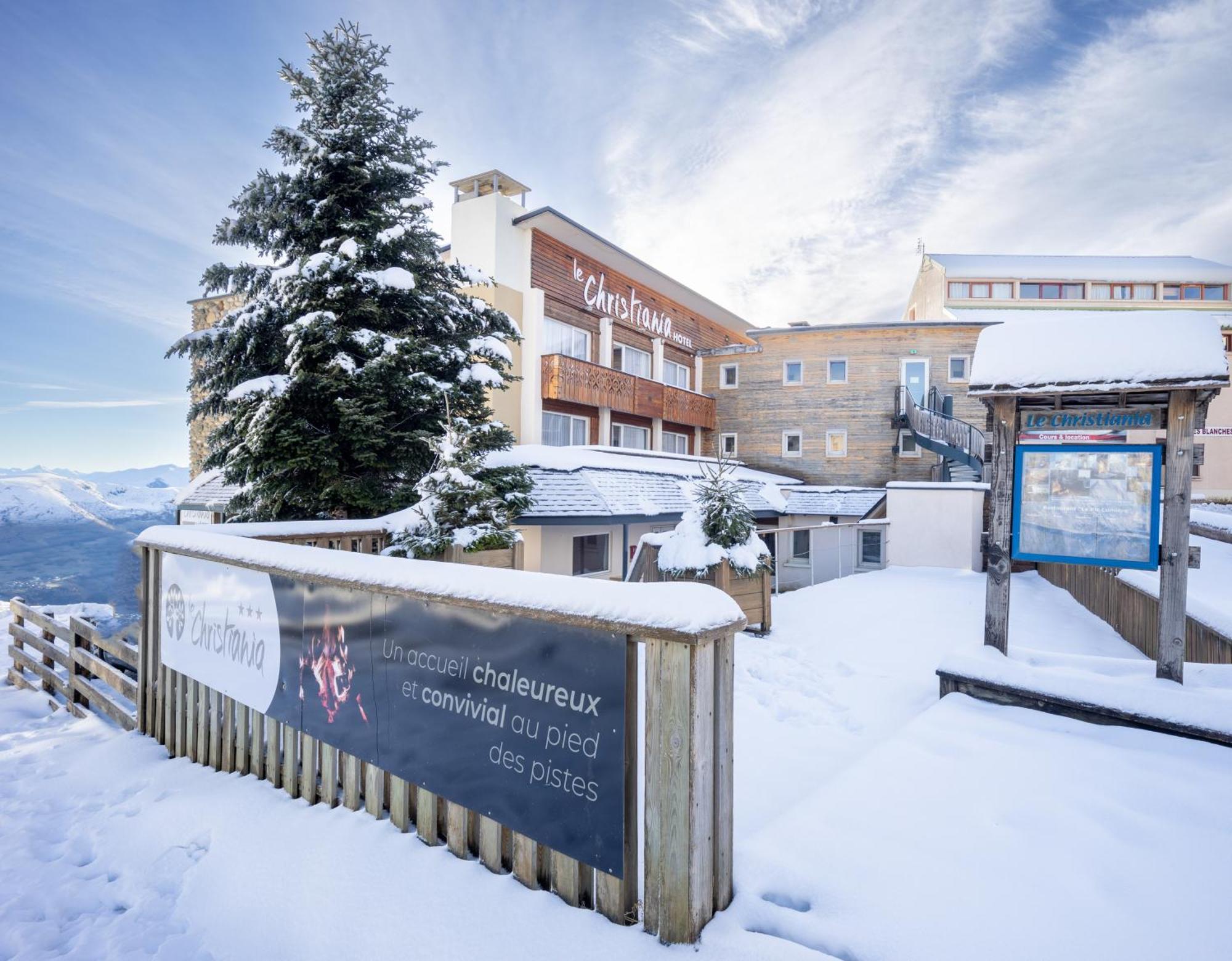 Le Christiania Hotel Saint-Lary-Soulan Exterior foto
